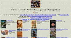 Desktop Screenshot of nomadicdeliriumpress.com